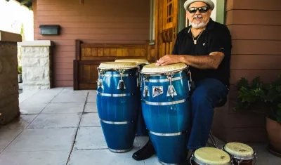 El músico Poncho Sánchez.