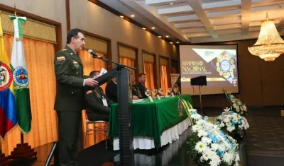 El director de la Policía, el general William René Salamanca.