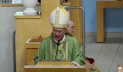 Obispo auxiliar de la Arquidiócesis de Managua, Silvio Báez.