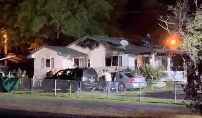 Esta es la vivienda en el condado de Marion, Tennessee, donde ocurrió la tragedia