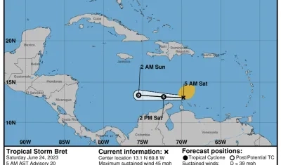Tormenta Tropical Bret