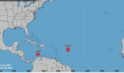 Tormenta tropical Bret.
