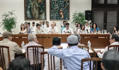 La clausura del tercer ciclo de diálogos entre el Gobierno y el ELN