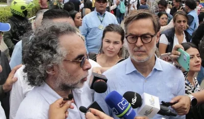 Armando Benedetti fue retirado hoy de la Embajada en Venezuela