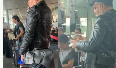 Armando Benedetti, cuando al parecer salía del país.