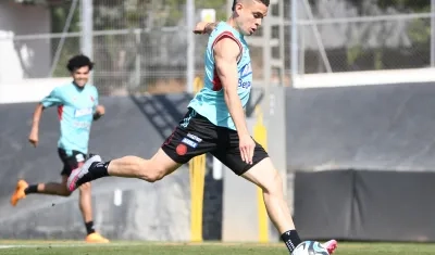 Rafael Santos Borré, atacante de la Selección Colombia. 