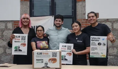 Impulsadores de la Campaña "Que los ricos paguen más"