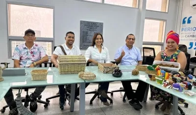 Los organizadores del Festival Artesanal de la Máscara y el Bejuco y la Feria Gastronómica Galapa tiene Sabor.