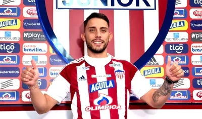 Gonzalo Lencina se puso por fin la camiseta rojiblanca. 