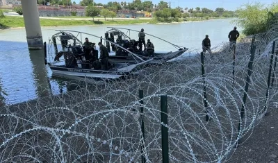Guardia Nacional de Florida vigilan la frontera sur en Texas