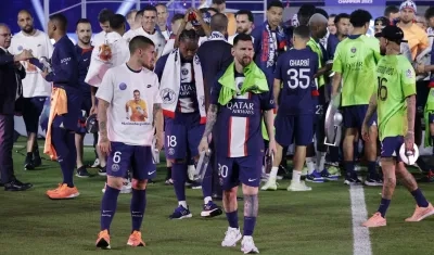 Lionel Messi disputó este sábado su último partido con el PSG.