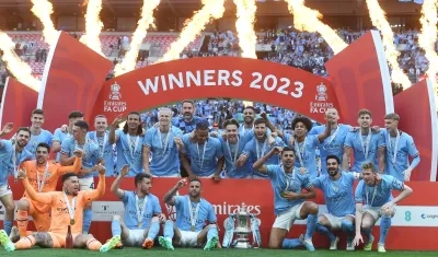 Manchester City le apunta ahora a ganar la Liga de Campeones ante el Inter de Milán. 