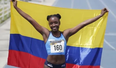 Melany Bolaño competirá en atletismo. 