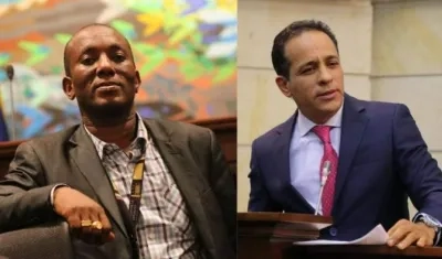 Paulino Riascos y Alexander López, senadores del Pacto Histórico trenzados en la controversia.