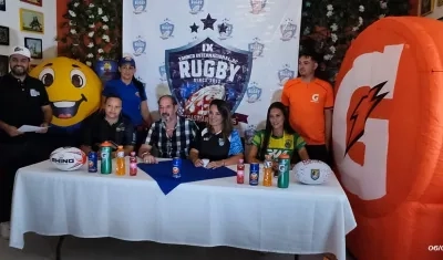 Acto de presentación del Torneo de Rugby 'Sebastián Palacios'.