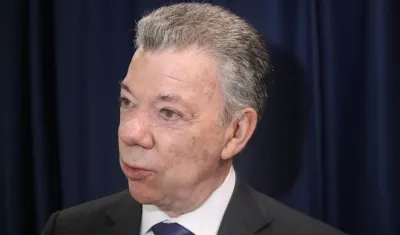 El expresidente Juan Manuel Santos
