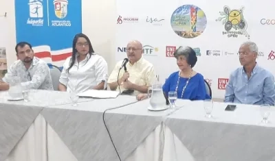 Presentación de los torneos de tenis en silla de ruedas Ciudad de Barraquilla y Barranquilla Open.
