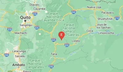 El epicentro del temblor de este domingo en Ecuador la provincia amazónica de Napo