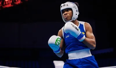 Angie Valdez, representante de Atlántico en boxeo.