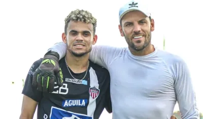 Luis Díaz y Sebastián Junior fueron compañeros en Junior entre 2017 y 2019.
