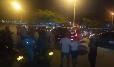 Accidente en la prolongación de Murillo.