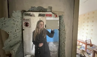 La escritora ucraniana Victoria Amelina.