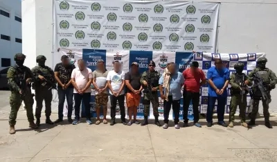 Capturados presuntos integrantes de la banda.