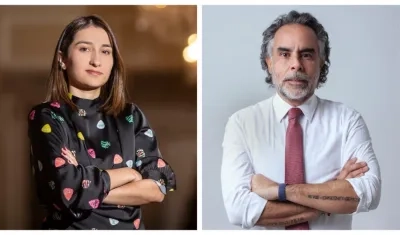 Laura Sarabia y Armando Benedetti.