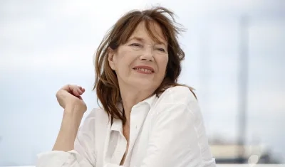 La cantante y actriz británica Jane Birkin.