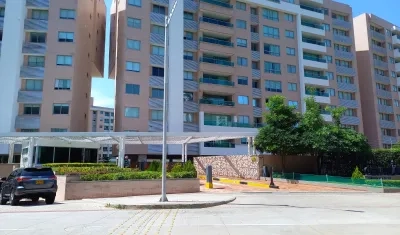 Conjunto residencial Central Park, ubicado al norte de Barranquilla, lugar donde fue capturado Nicolás Petro. 