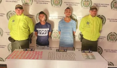 Capturados en el barrio Juan Domínguez Romero