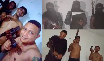Ray Gómez, Yeison Cañas y Elder Daza, capturados.