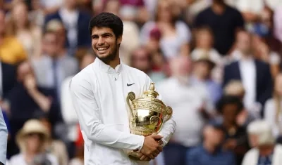 Carlos Alcaraz, ganador de Wimbledon.