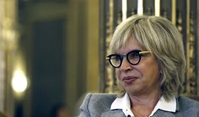 Cecilia Álvarez, exministra de Transporte.