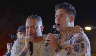 El dúo musical, Chyno y Nacho.