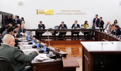 Comisión Primera, imagen de referencia.