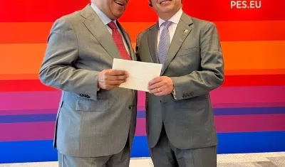 Primer ministro de Portugal, Antonio Costa y el Presidente de Colombia, Gustavo Petro.
