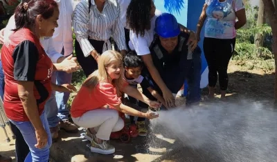 La Gobernadora Elsa Noguera.