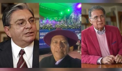 Camilo González Posso, Feliciano Valencia y Fabio Valencia Cossio.