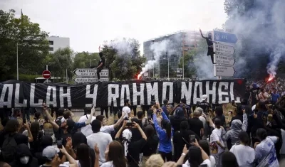 Imagen de las protestas.