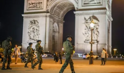 La seguridad fue reforzada en París.