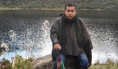 Fredy Bomba Campo, presidente del Movimiento Alternativo Indígena y Social (MAIS) en Caldono