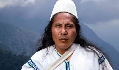 El gobernador Arhuaco Danilo Villafañe. 