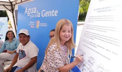 La Gobernadora del Atlántico, Elsa Noguera.