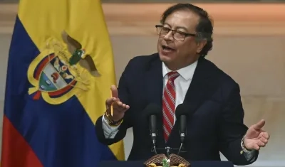 Presidente de Colombia Gustavo Petro. 
