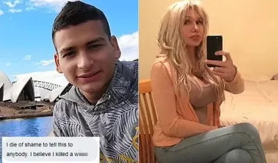 El colombiano Héctor Valencia y Kimberley McRae.