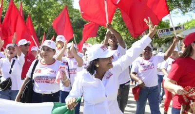 Paula Hun Badillo, candidata a la Alcaldía de Santo Tomás.