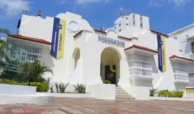 Fachada de la Institución Universitaria de Barranquilla (IUB).