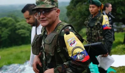 'Iván Mordisco', jefe de disidencia de las FARC.