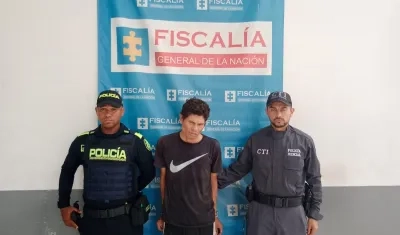 Jeiner De la Hoz Villalba, capturado. 